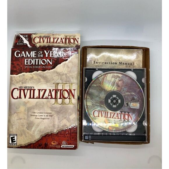 Civilization III 2 disk game with manual - Picture 16 of 16